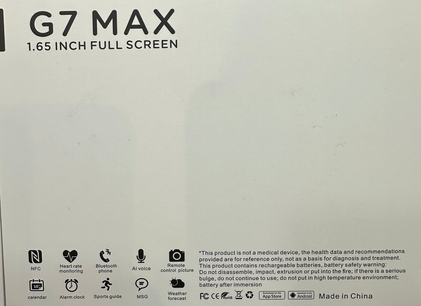 G7 Max Smart Watch