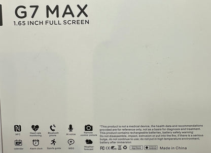 G7 Max Smart Watch